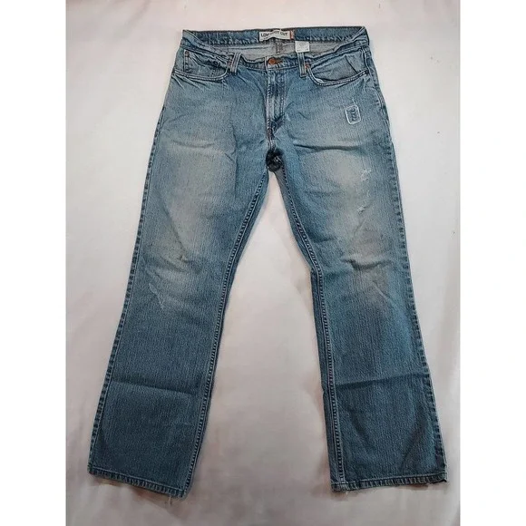 Levi's 527 Low Boot Cut Mens Jeans 34W x 32L - Picture 1 of 10